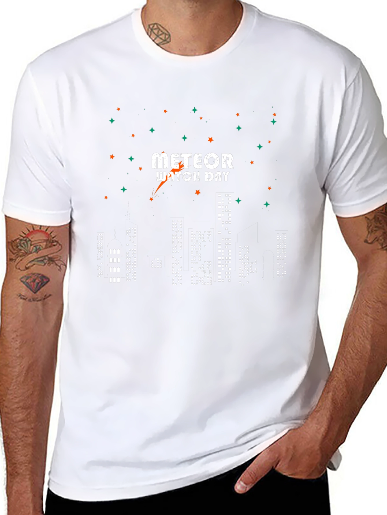 Meteor Watch Day Graphic T-Shirt