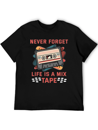 Never Forget Mixtape Graphic Tee