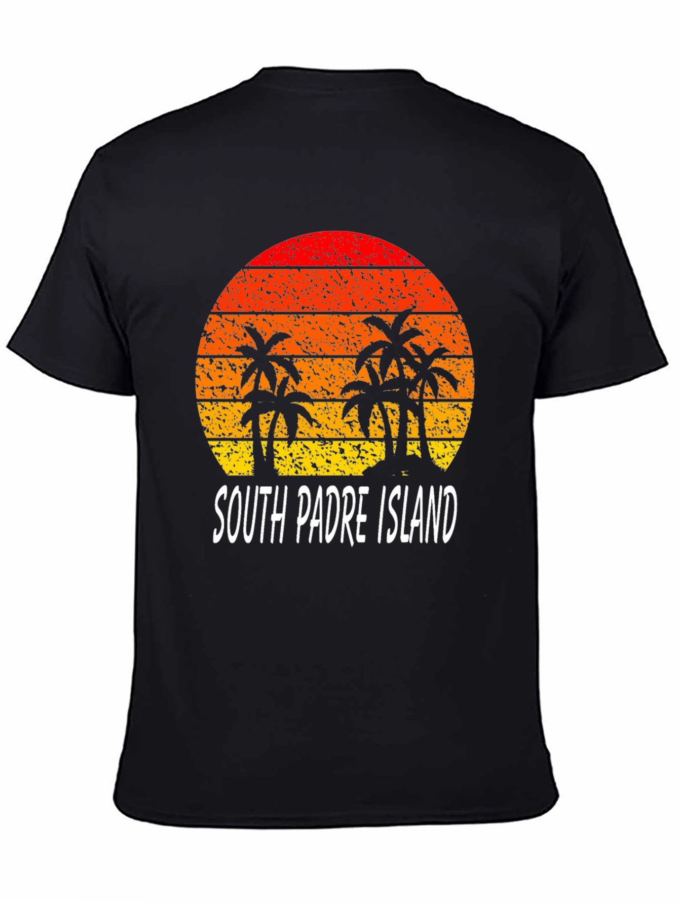 South Padre Island Retro Sunset Graphic Tee
