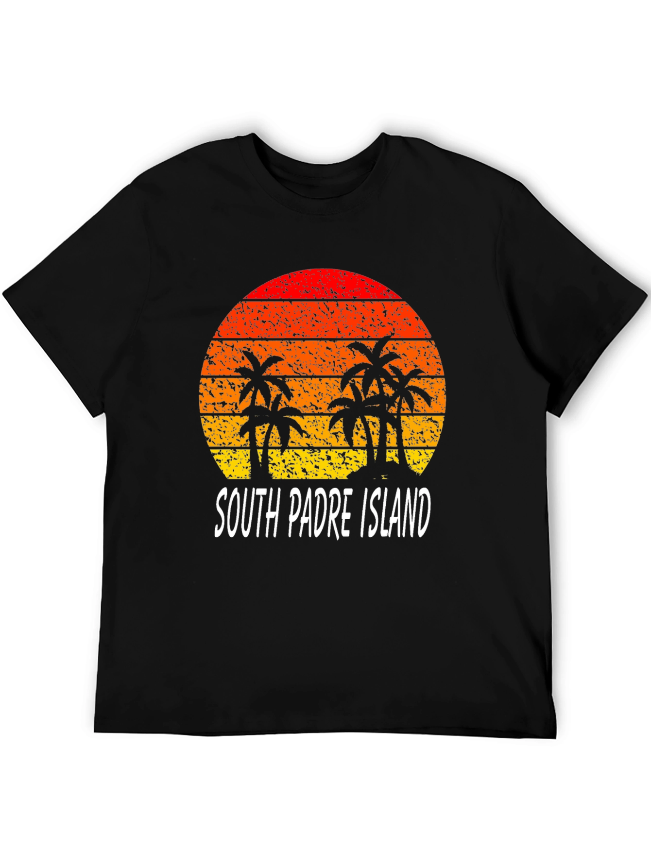South Padre Island Retro Sunset Graphic Tee