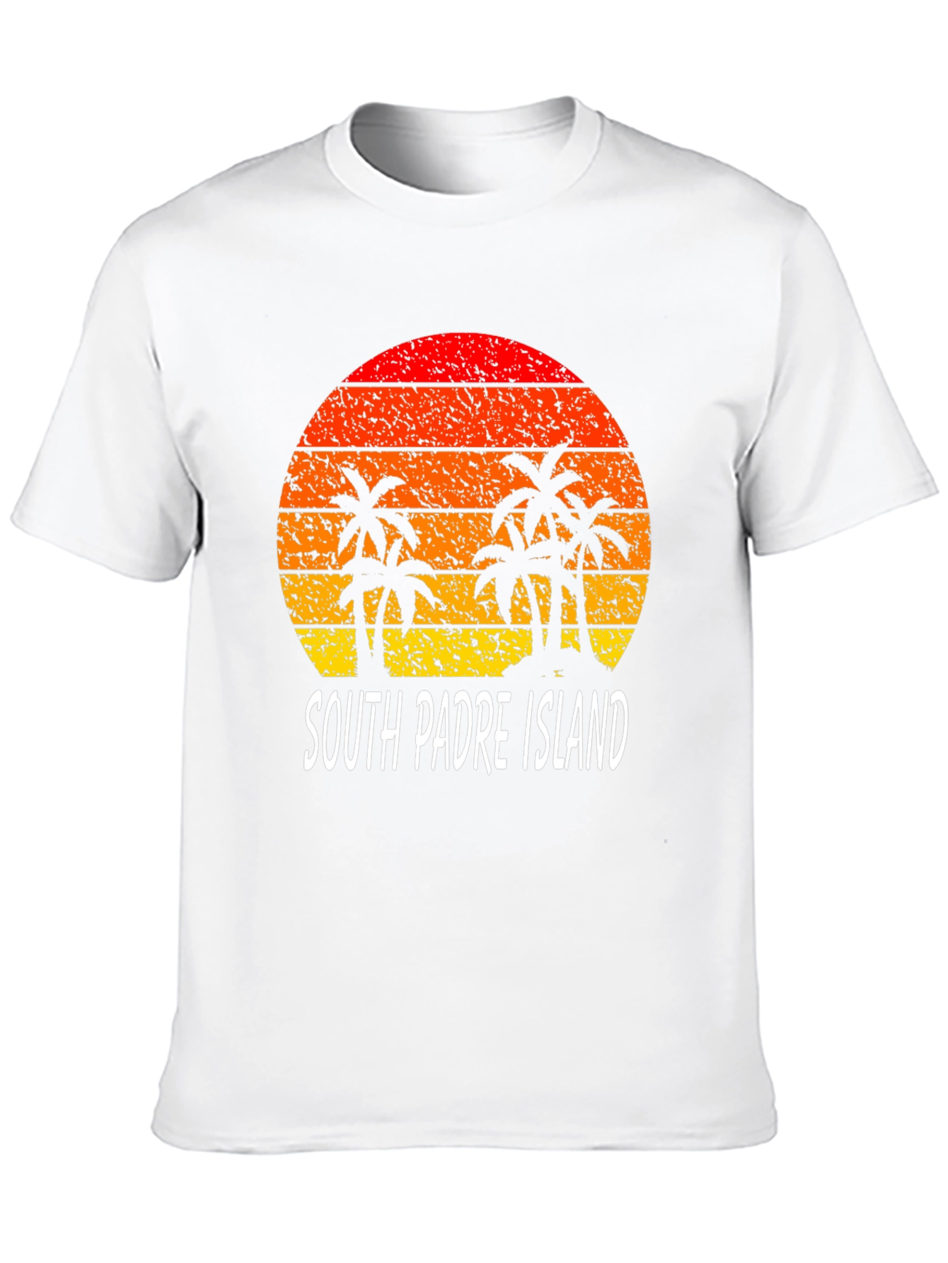 South Padre Island Retro Sunset Graphic Tee