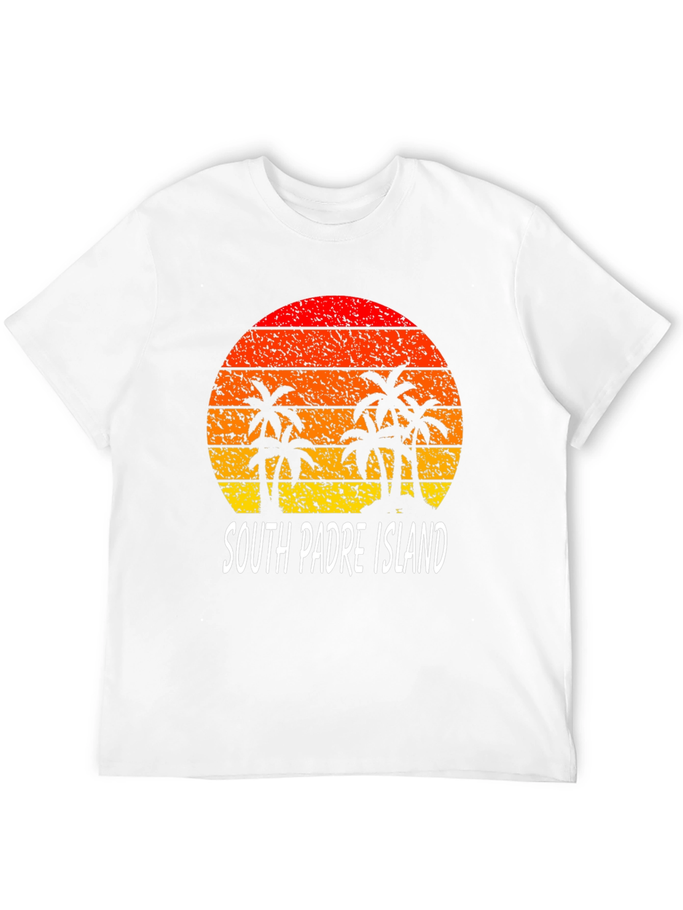 South Padre Island Retro Sunset Graphic Tee
