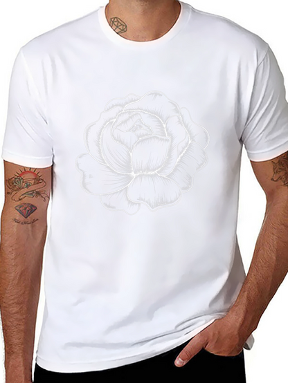Black Floral Graphic Tee