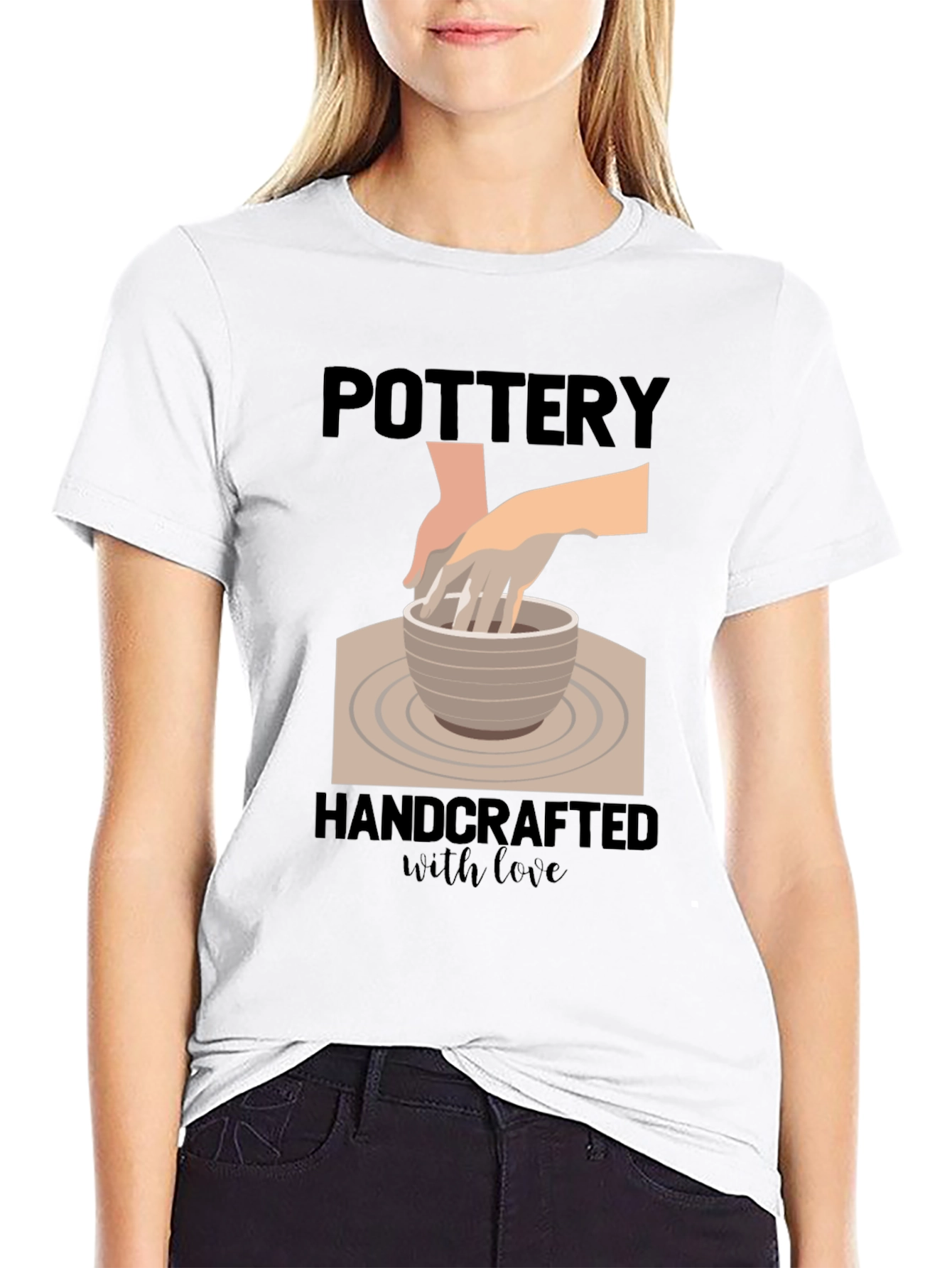 Pottery Handcrafted with Love T-Shirt
