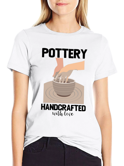 Pottery Handcrafted with Love T-Shirt