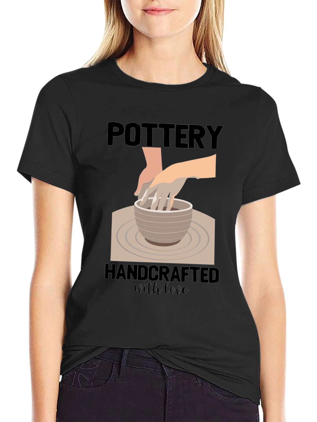 Pottery Handcrafted with Love T-Shirt