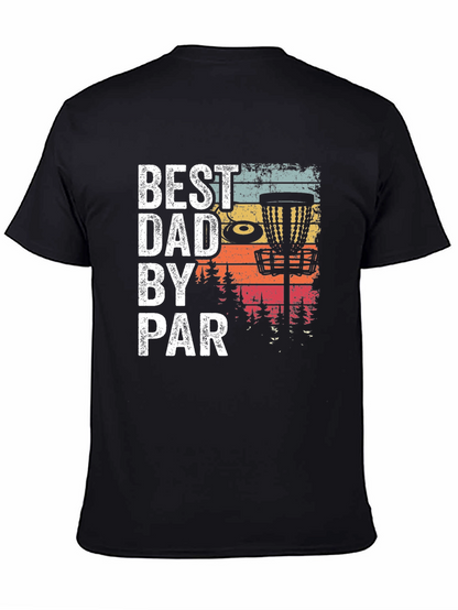 Best Dad By Par Disc Golf Graphic Tee