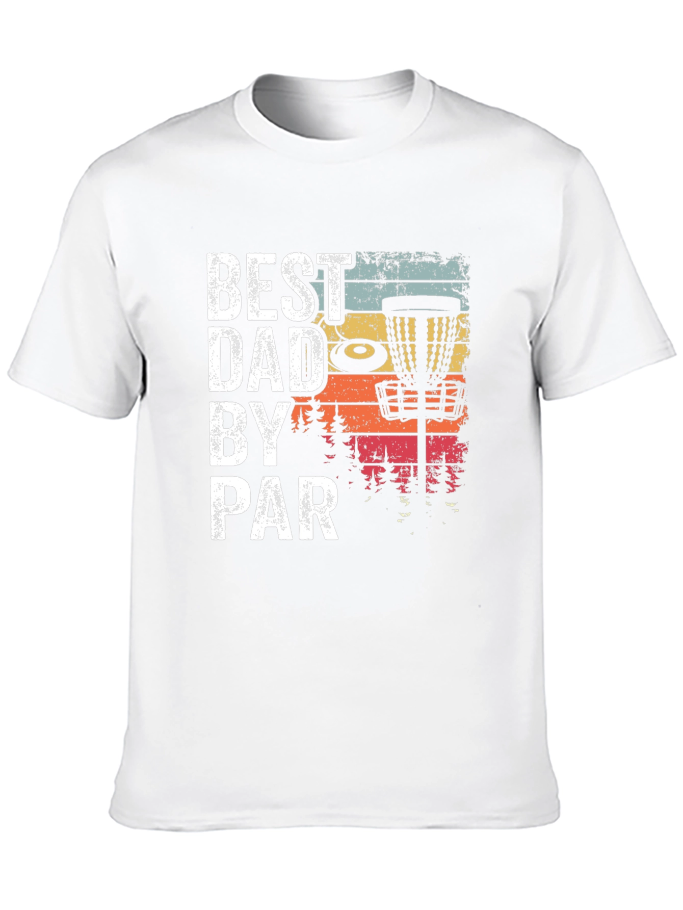 Best Dad By Par Disc Golf Graphic Tee