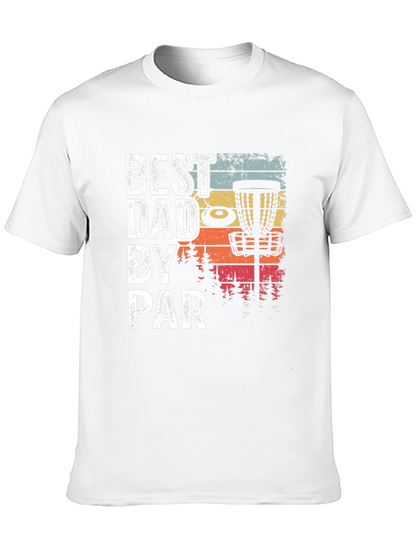 Best Dad By Par Disc Golf Graphic Tee