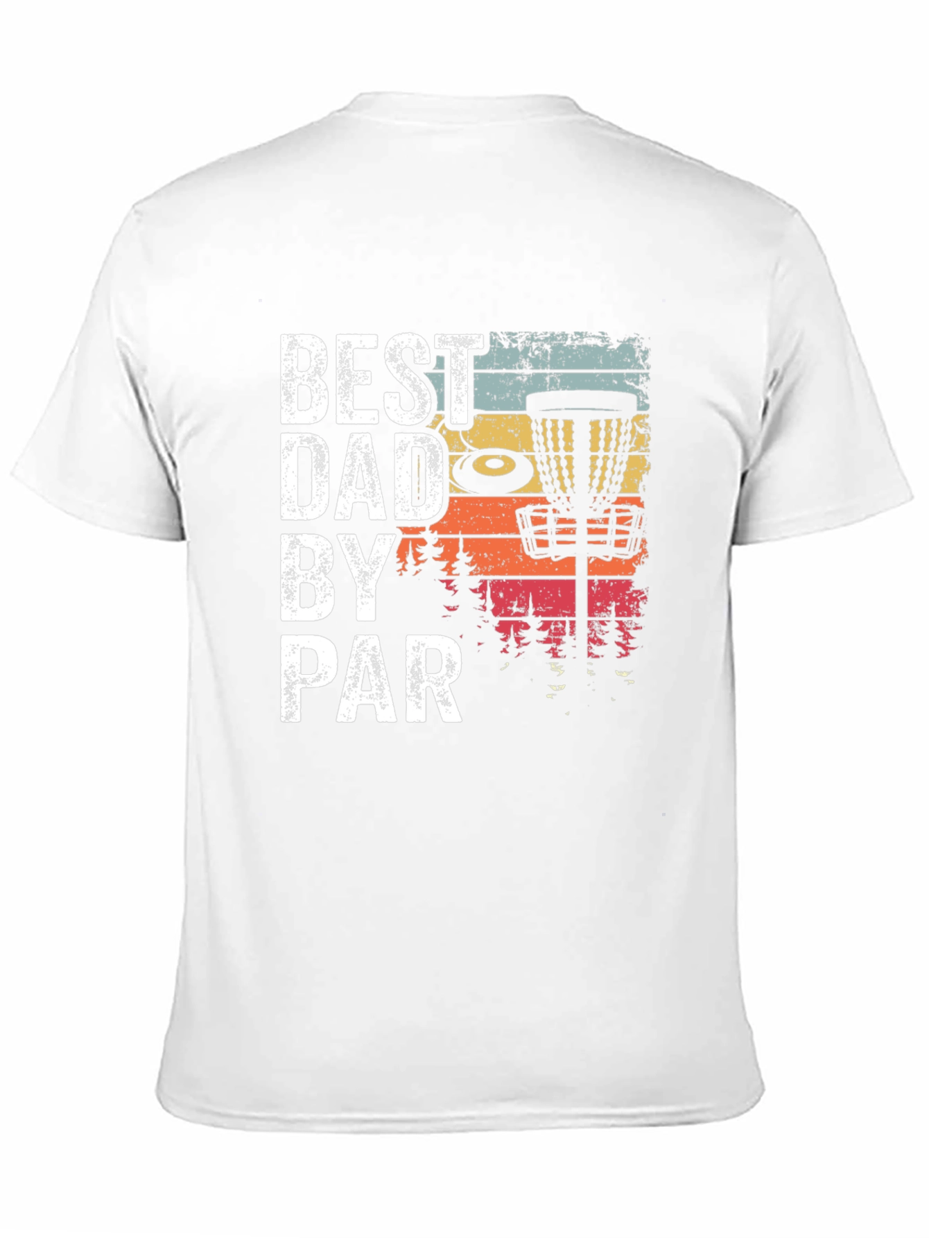 Best Dad By Par Disc Golf Graphic Tee