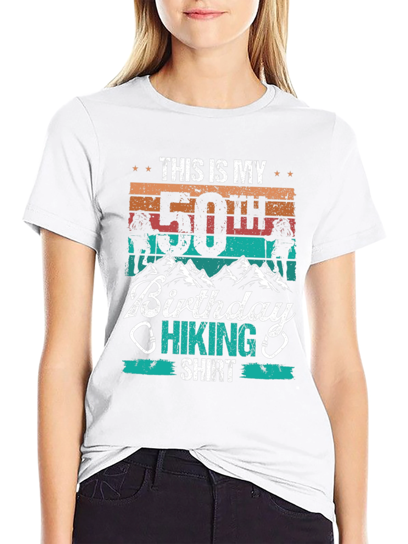 50th Birthday Hiking Shirt