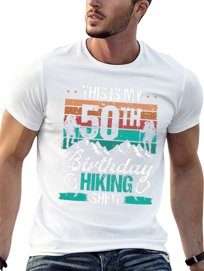 50th Birthday Hiking Shirt