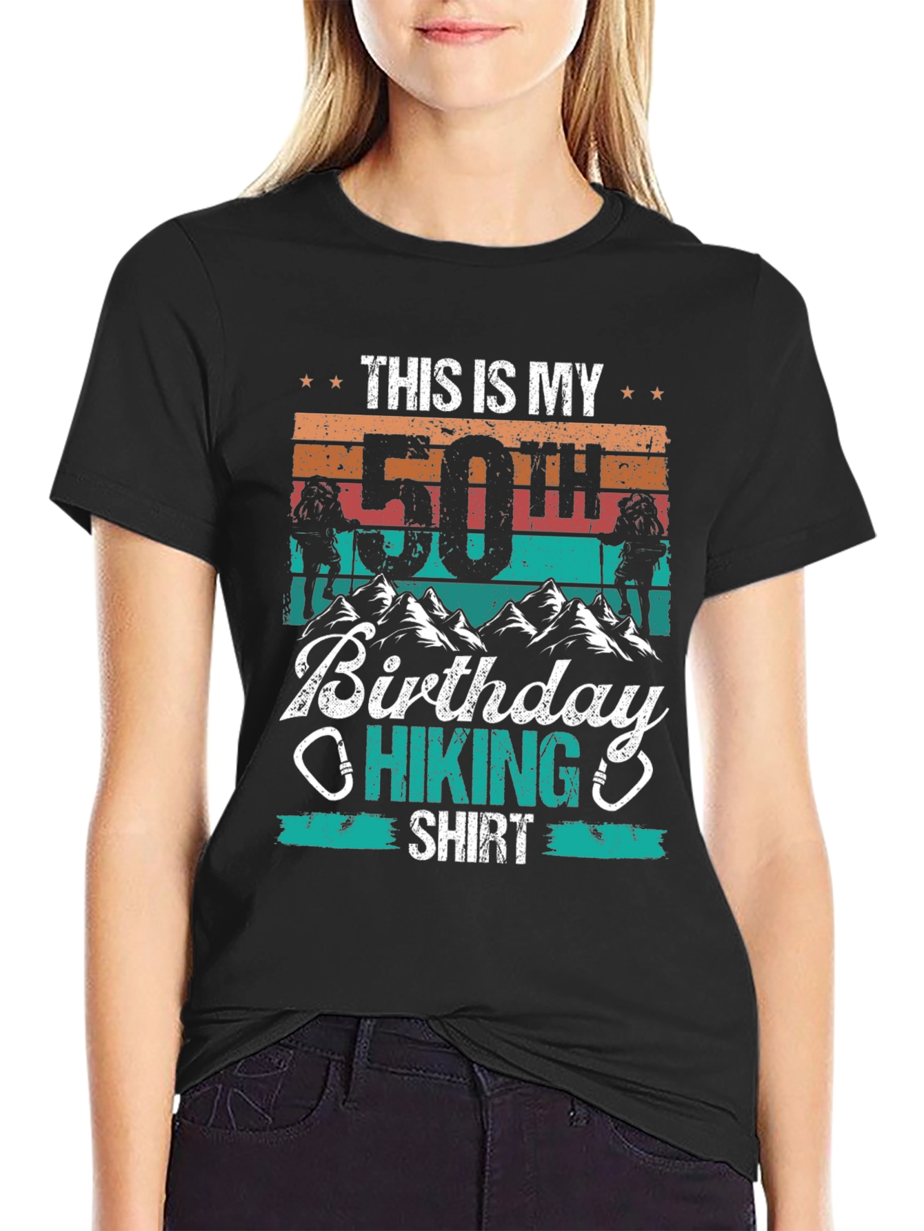 50th Birthday Hiking Shirt