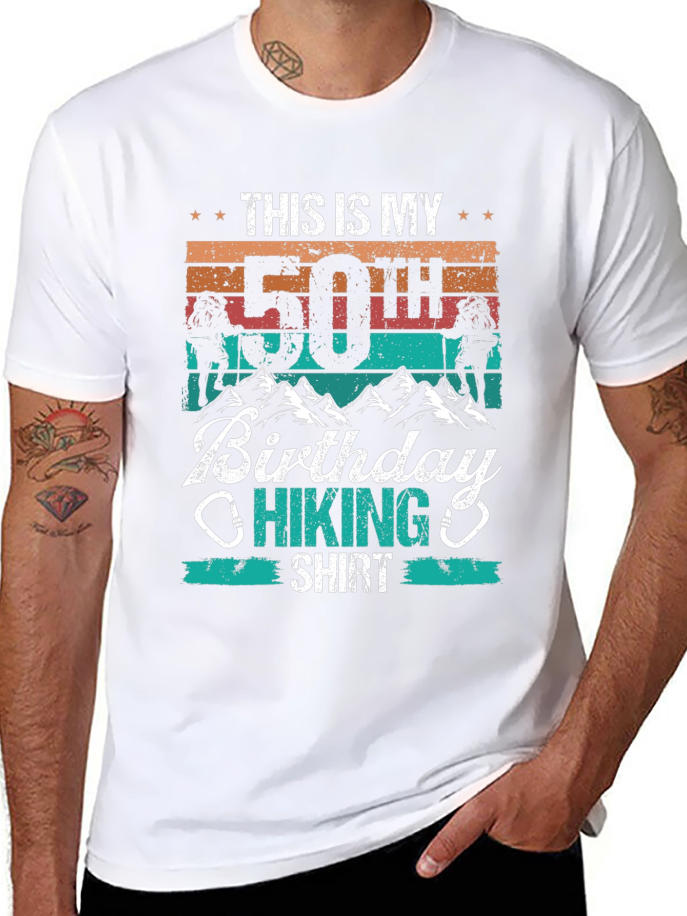 50th Birthday Hiking Shirt