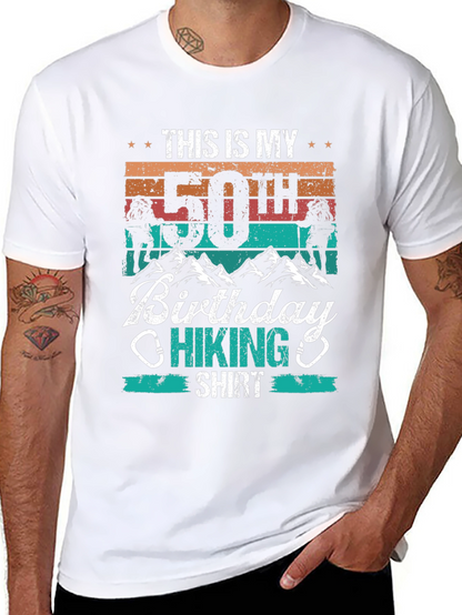 50th Birthday Hiking Shirt