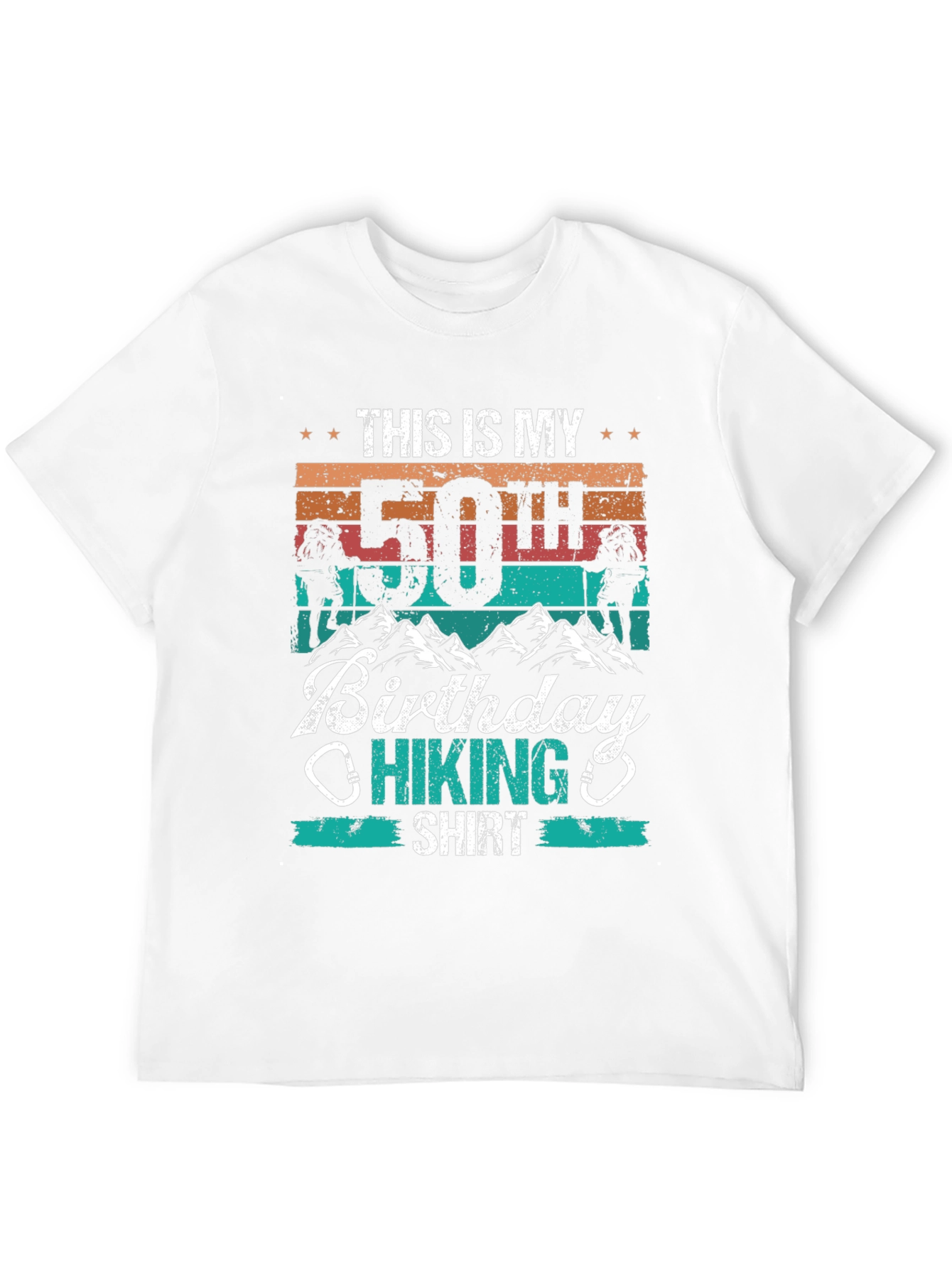 50th Birthday Hiking Shirt
