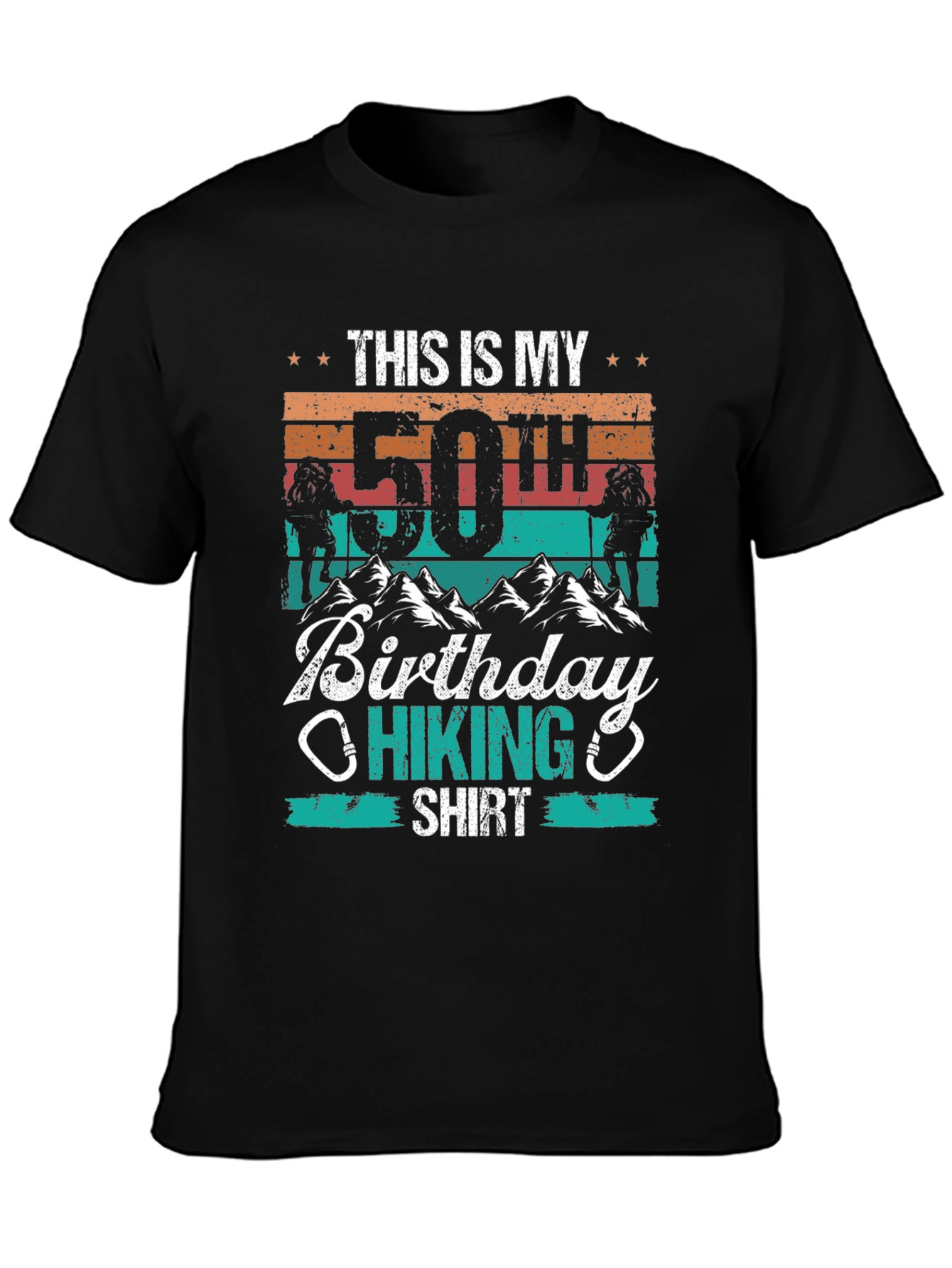 50th Birthday Hiking Shirt