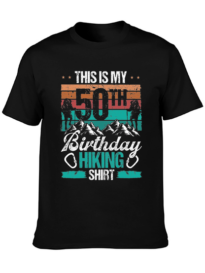 50th Birthday Hiking Shirt