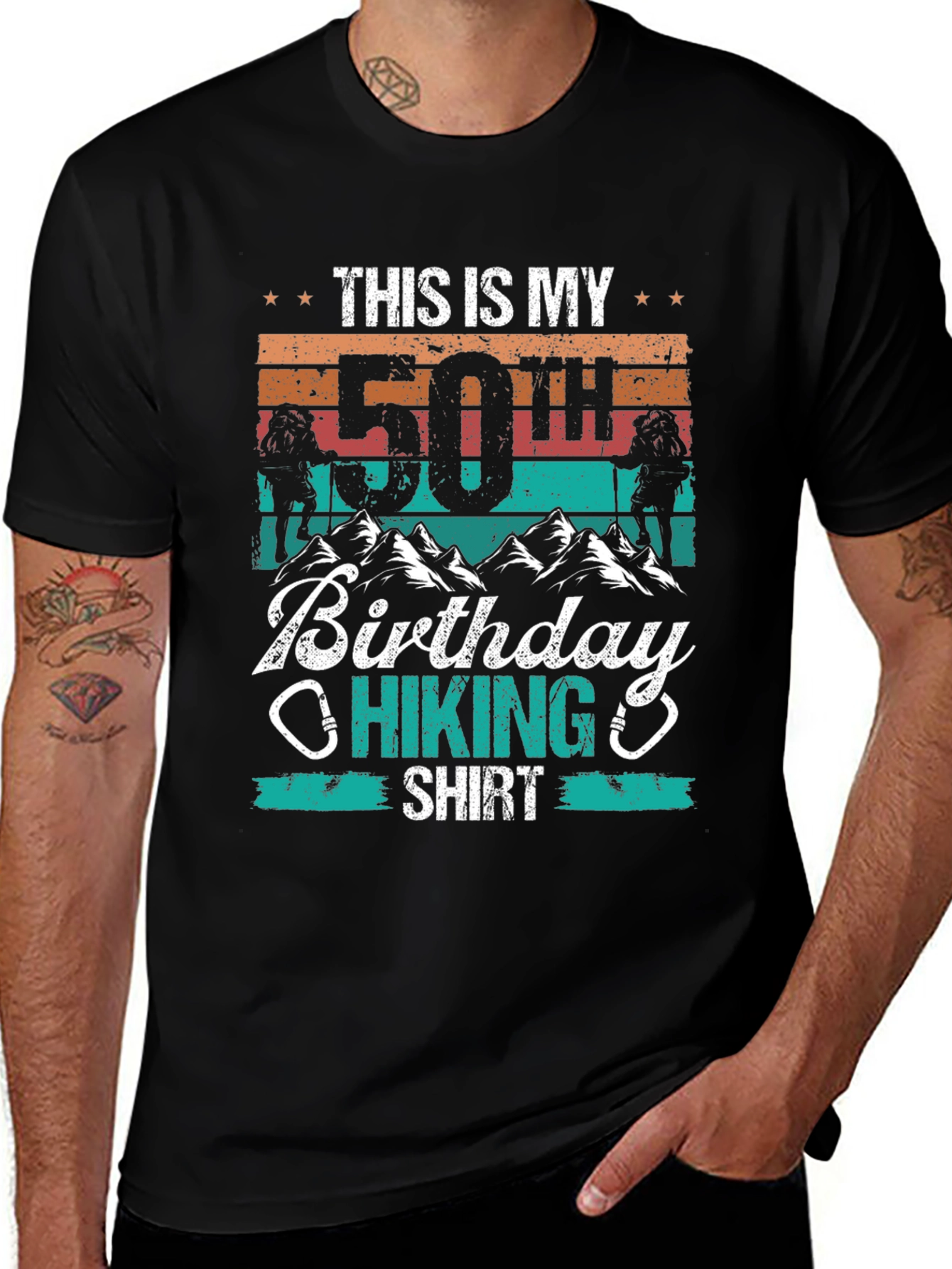50th Birthday Hiking Shirt