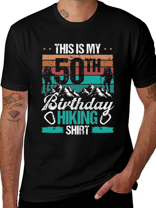 50th Birthday Hiking Shirt