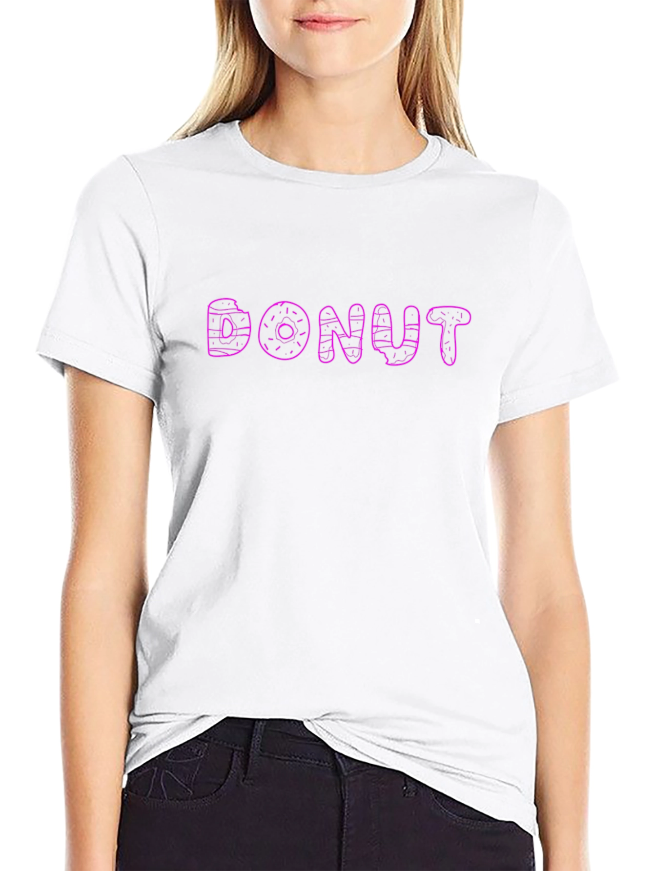 Donut Graphic Tee - Funny Dessert Shirt