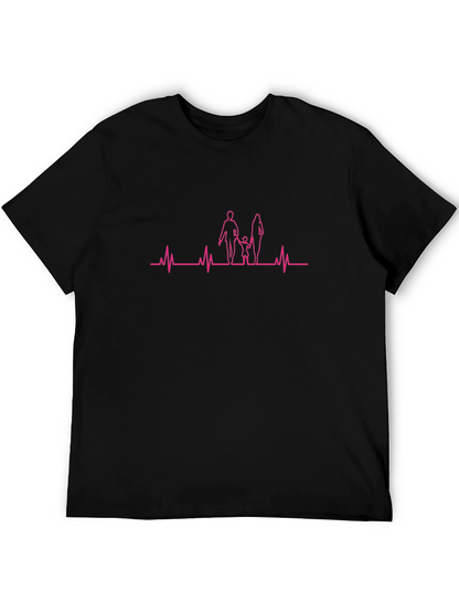 Family Heartbeat Graphic Tee
