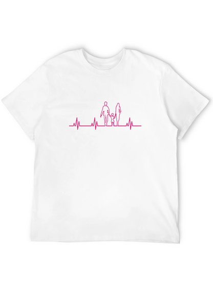 Family Heartbeat Graphic Tee