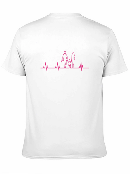 Family Heartbeat Graphic Tee