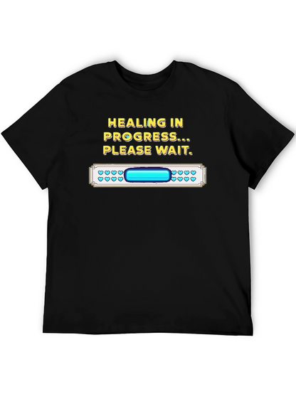Healing in Progress Funny Gamer T-Shirt