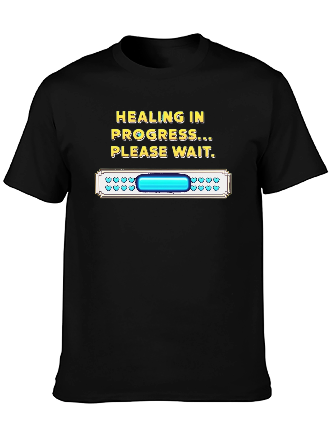 Healing in Progress Funny Gamer T-Shirt
