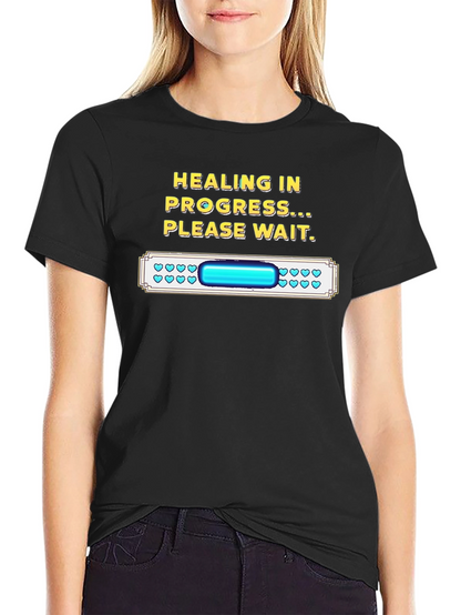 Healing in Progress Funny Gamer T-Shirt