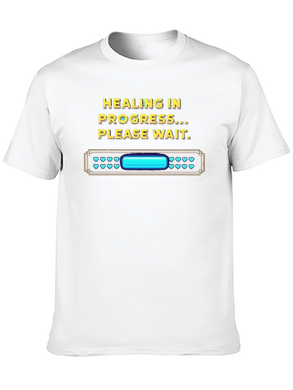 Healing in Progress Funny Gamer T-Shirt