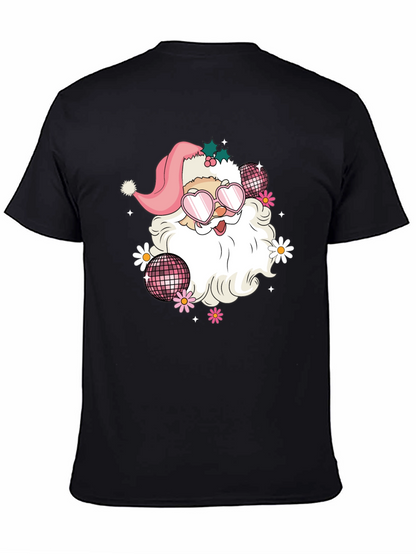 Retro Santa T-Shirt - Disco Vibes