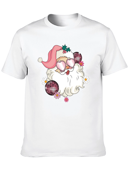 Retro Santa T-Shirt - Disco Vibes