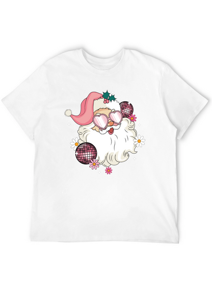 Retro Santa T-Shirt - Disco Vibes