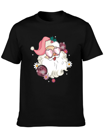 Retro Santa T-Shirt - Disco Vibes