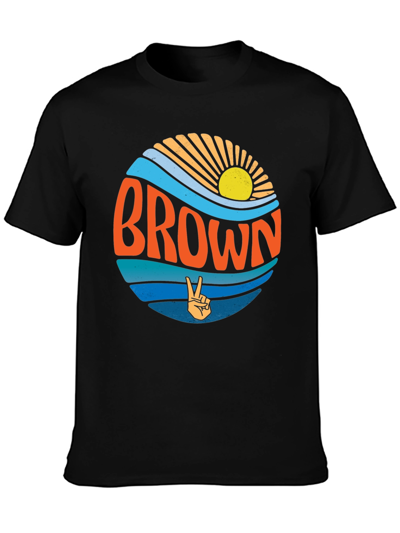 Retro BROWN Graphic Tee