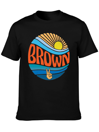 Retro BROWN Graphic Tee