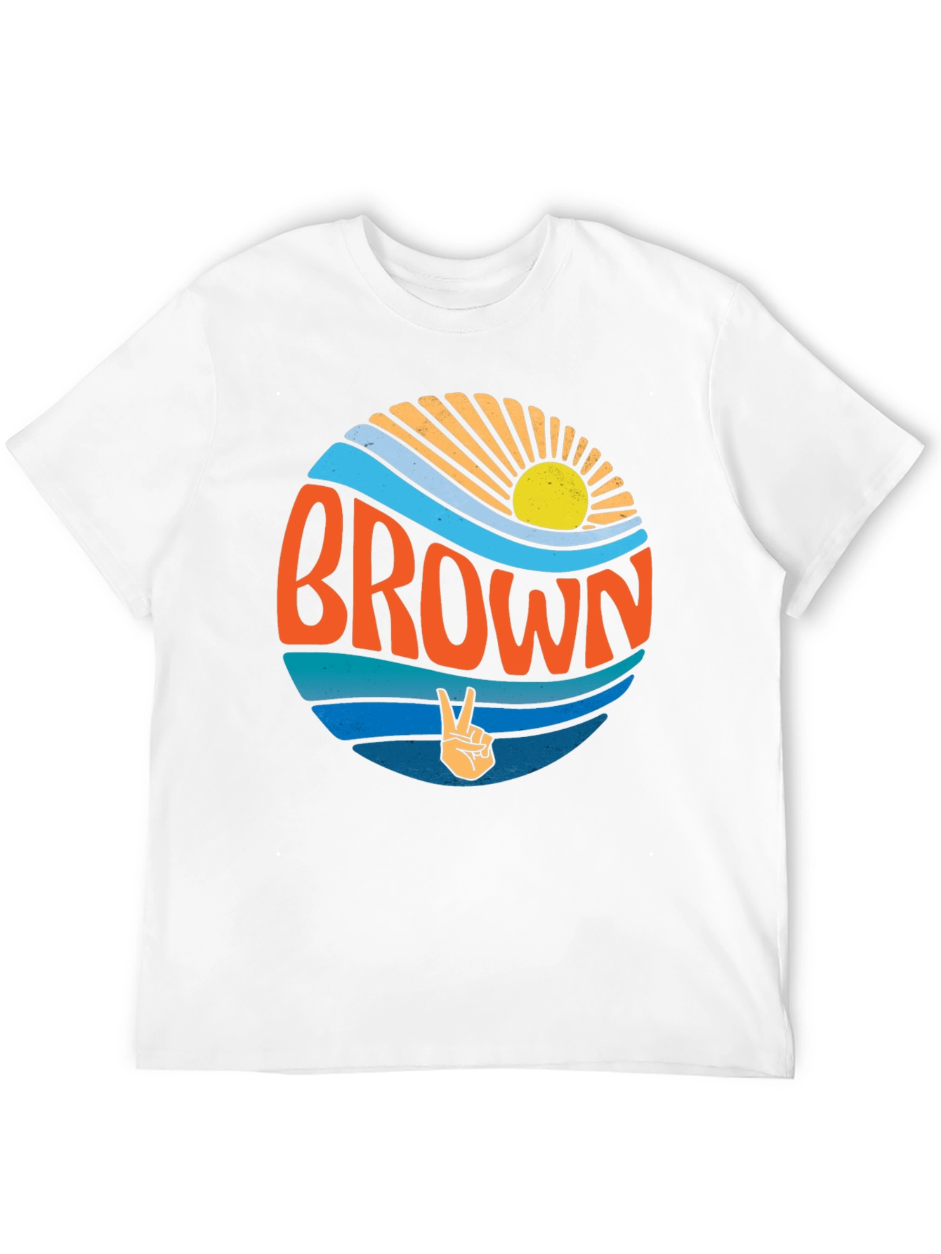 Retro BROWN Graphic Tee
