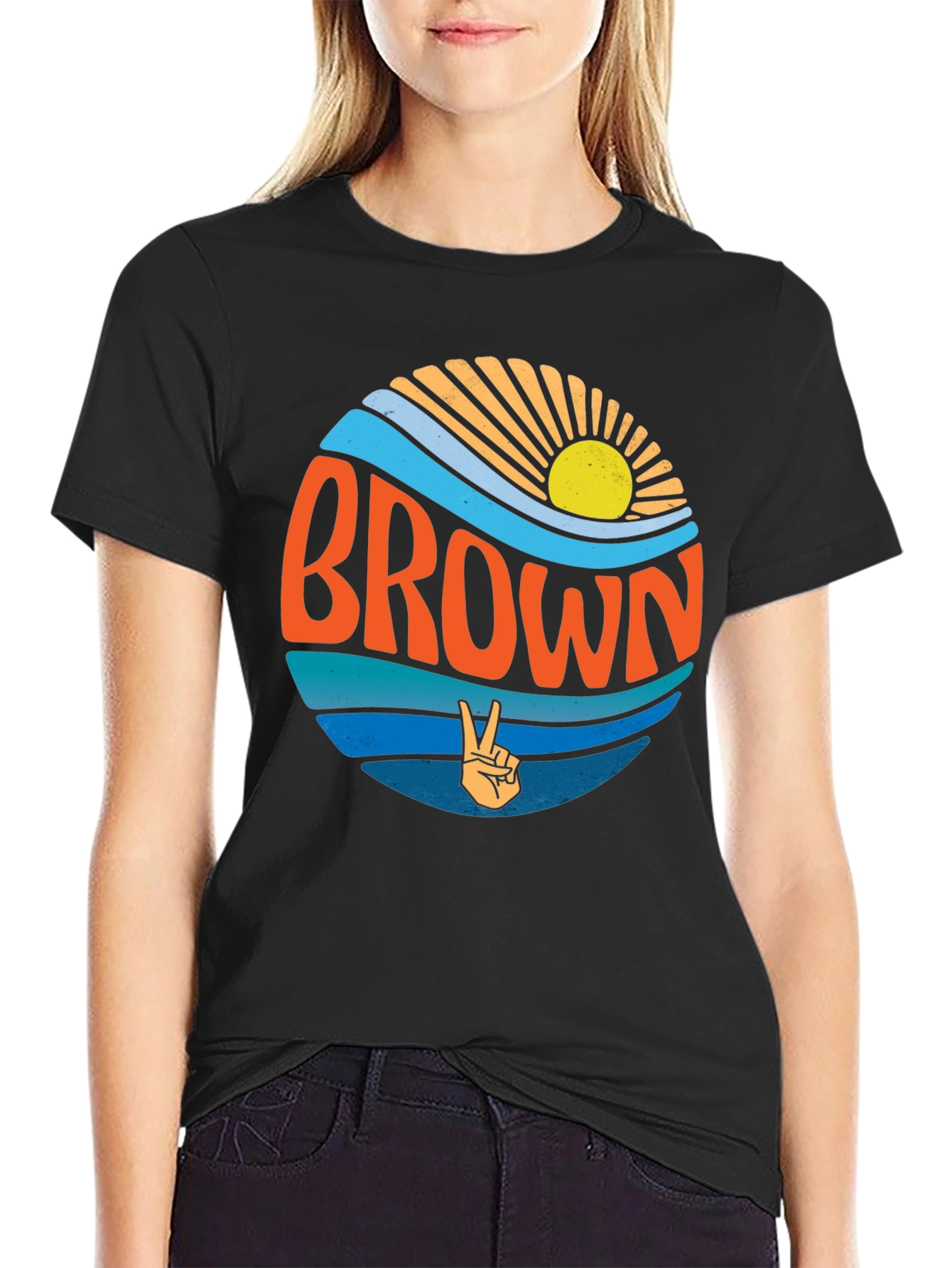 Retro BROWN Graphic Tee