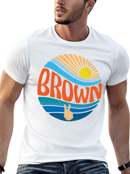 Retro BROWN Graphic Tee