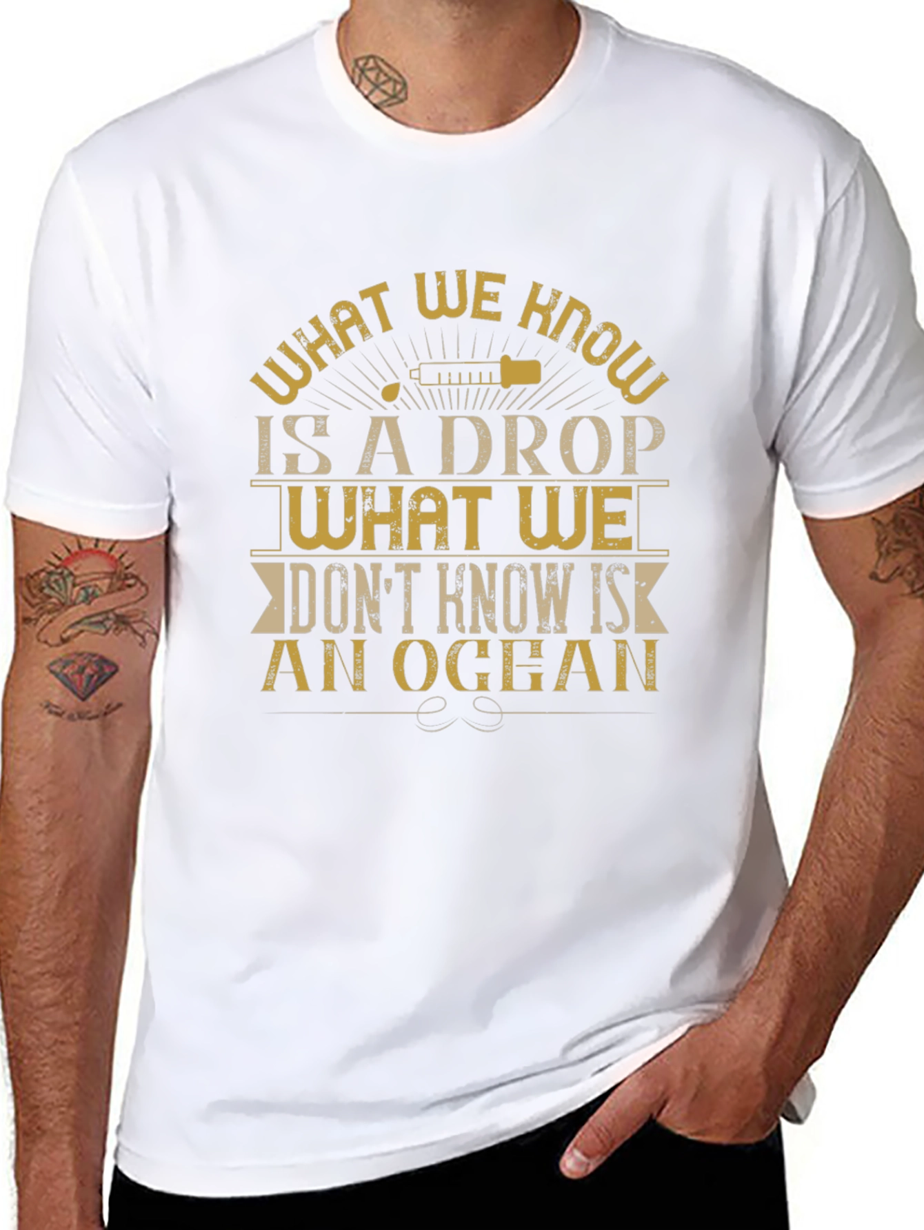 Knowledge Drop Ocean T-Shirt