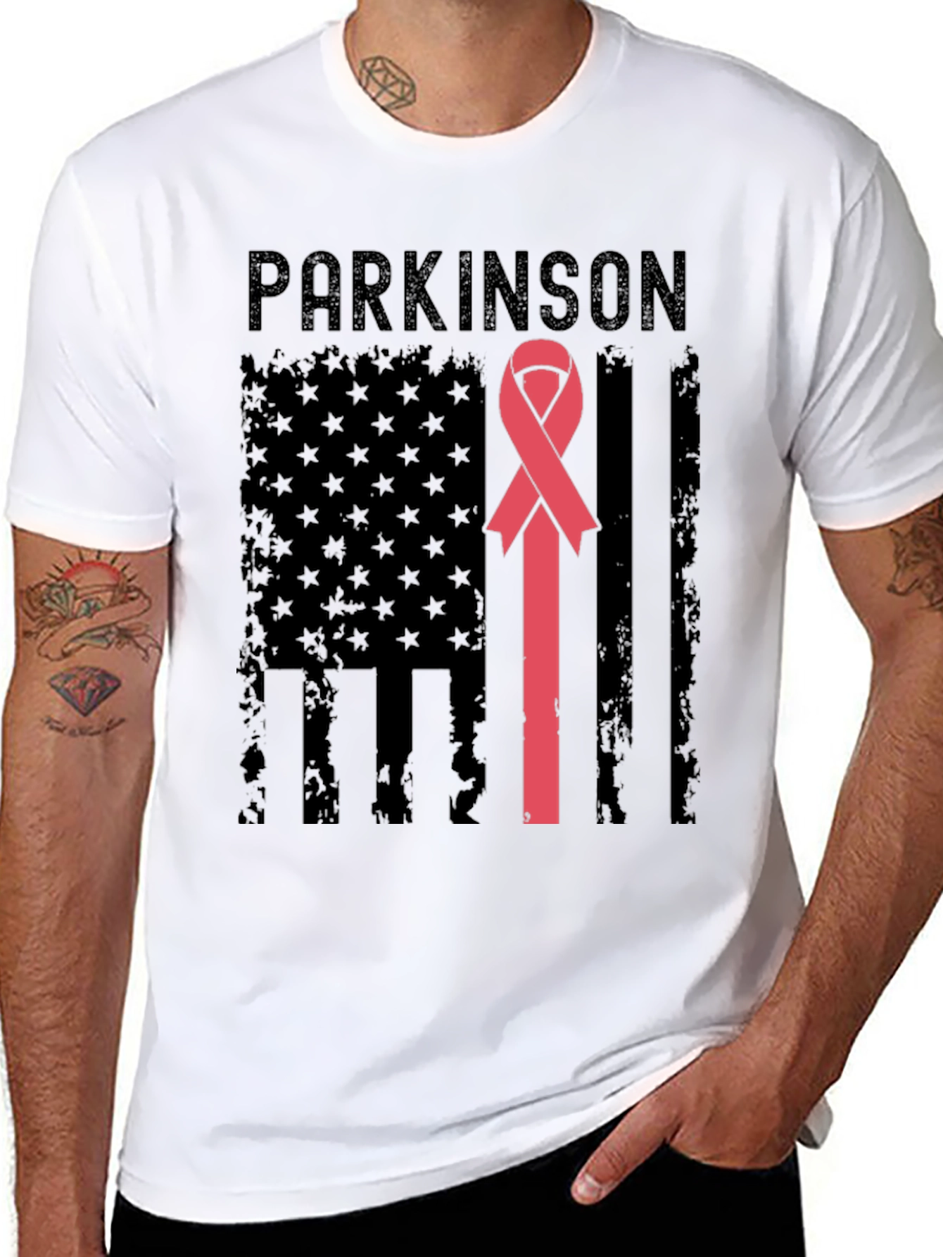 Parkinsons Awareness Flag T-Shirt