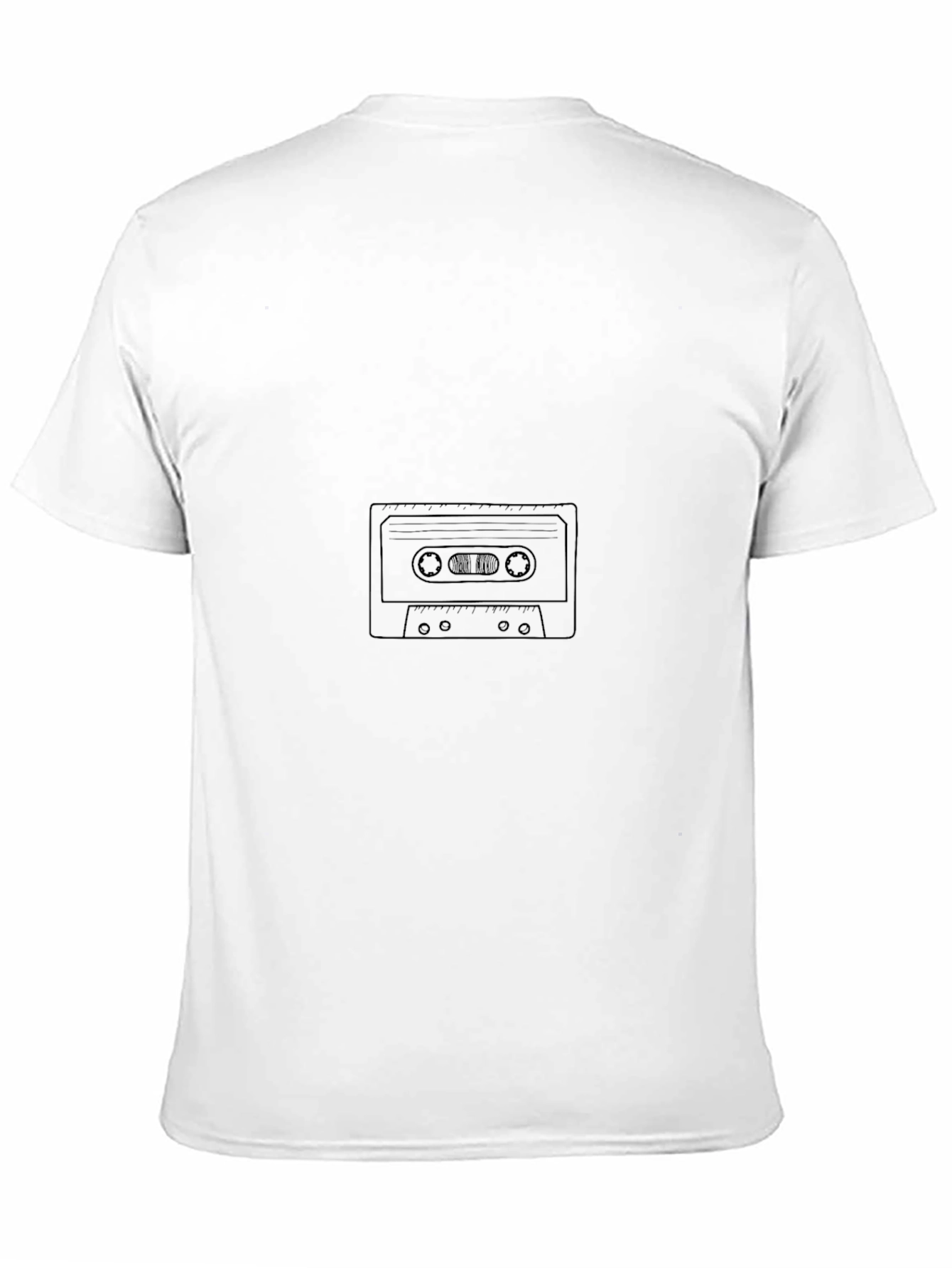 Retro Cassette Tape Graphic Tee - Classic Style