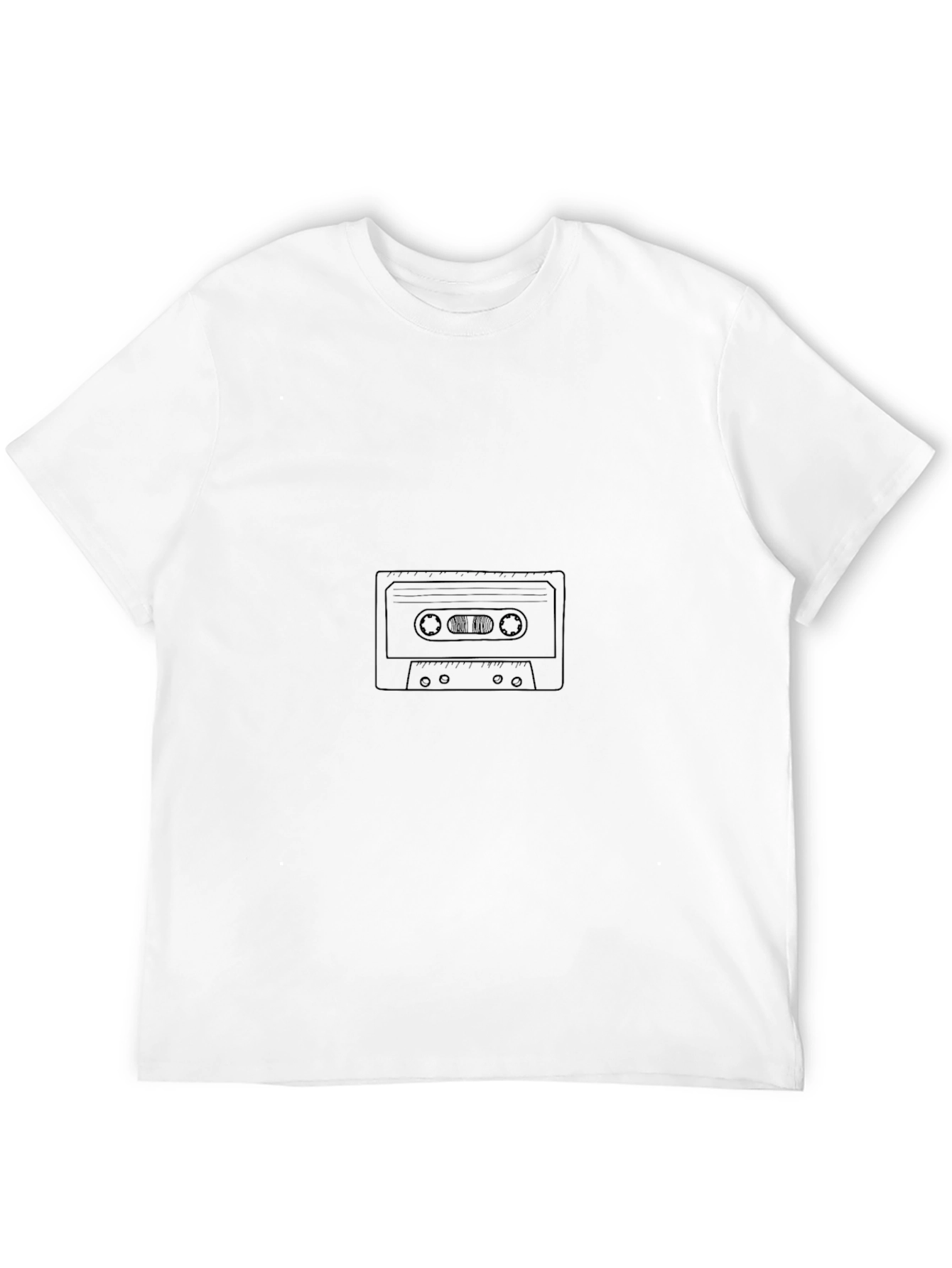 Retro Cassette Tape Graphic Tee - Classic Style