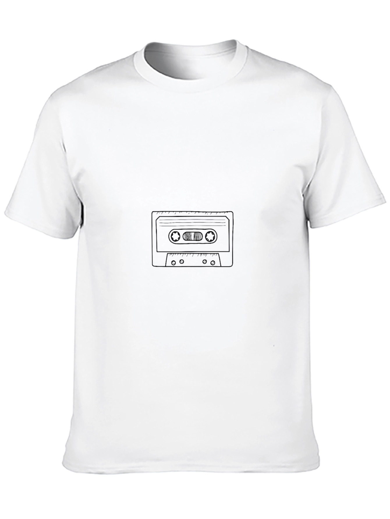 Retro Cassette Tape Graphic Tee - Classic Style