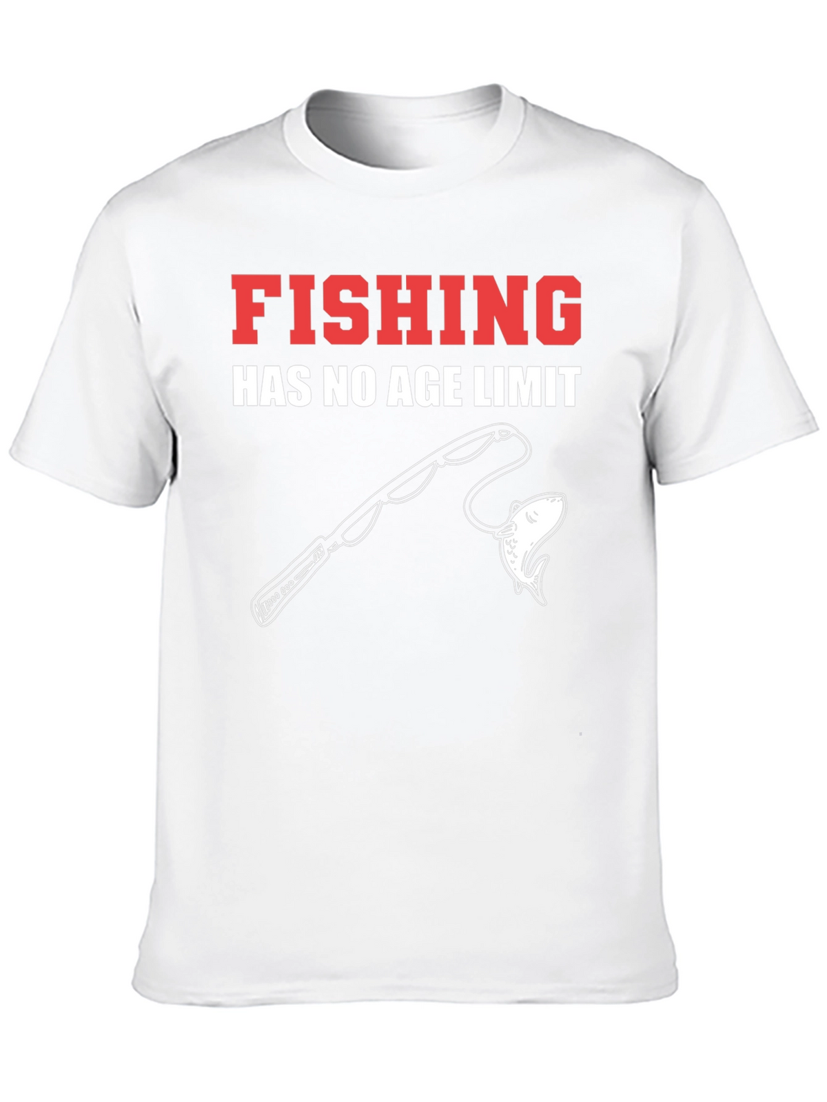 Fishing Has No Age Limit Black T-Shirt
