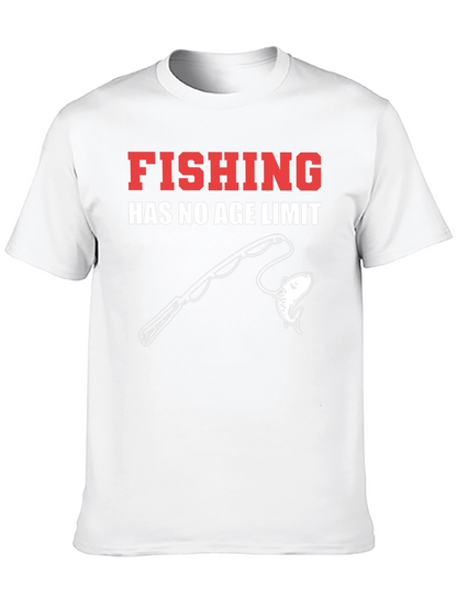Fishing Has No Age Limit Black T-Shirt