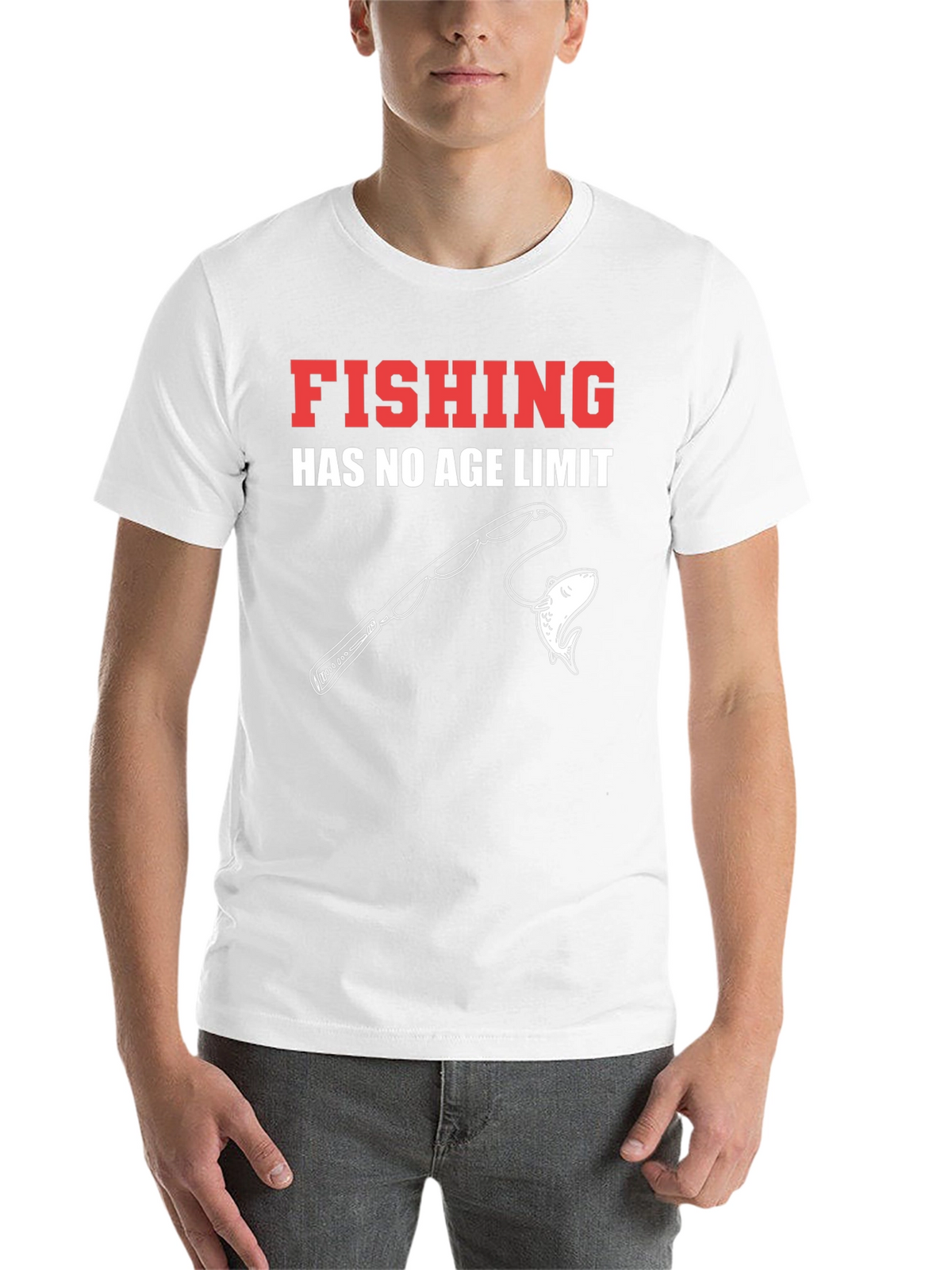 Fishing Has No Age Limit Black T-Shirt
