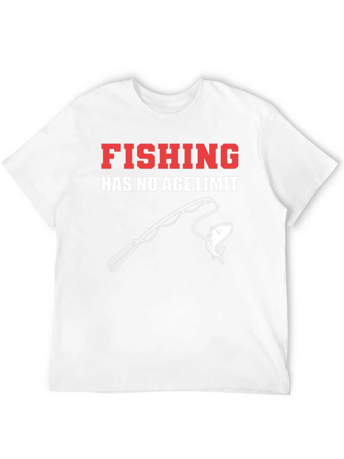 Fishing Has No Age Limit Black T-Shirt